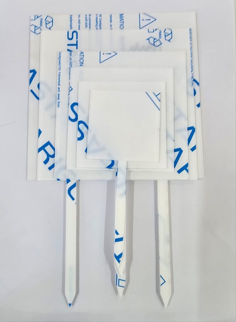 Cake Topper Square All Laser Acrylic Shapes : CLEAR Square Cake Toppers (8, 10, 12, 15, 18, 20cm)