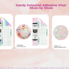 Teckwrap : Candy Colour Adhesive Range (30 by 30cm)