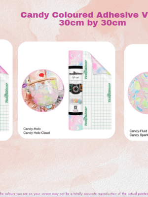 Teckwrap : Candy Colour Adhesive Range (30 by 30cm)