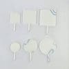 Laser Acrylic Shapes : Clear Acrylic CUPCAKE Circle & Square Toppers (3, 4 & 5cm)