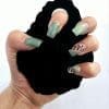 Laser Acrylic Shapes : BLACK & WHITE Irregular Nail Pallet Acrylic