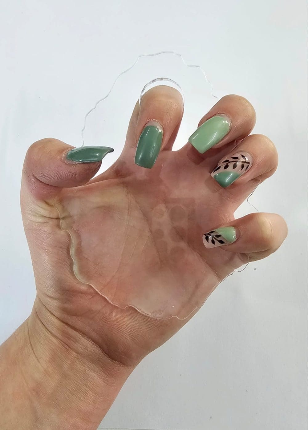 Laser Acrylic Shapes : CLEAR Irregular Nail Pallet Acrylic Acrylic (1.5, 2, 3 & 5mm)