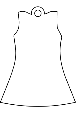 Laser Sublimation Blanks : Super Glossy 3mm Single or Double Sided Sublimation MDF Netball Dress Keychain + 30mm Silver Split Keyring