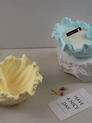 Silicone Moulds : (3) Conch/Shell (Type 1) Container Silicone Moulds for Candle, Jesmonite & Resin Art