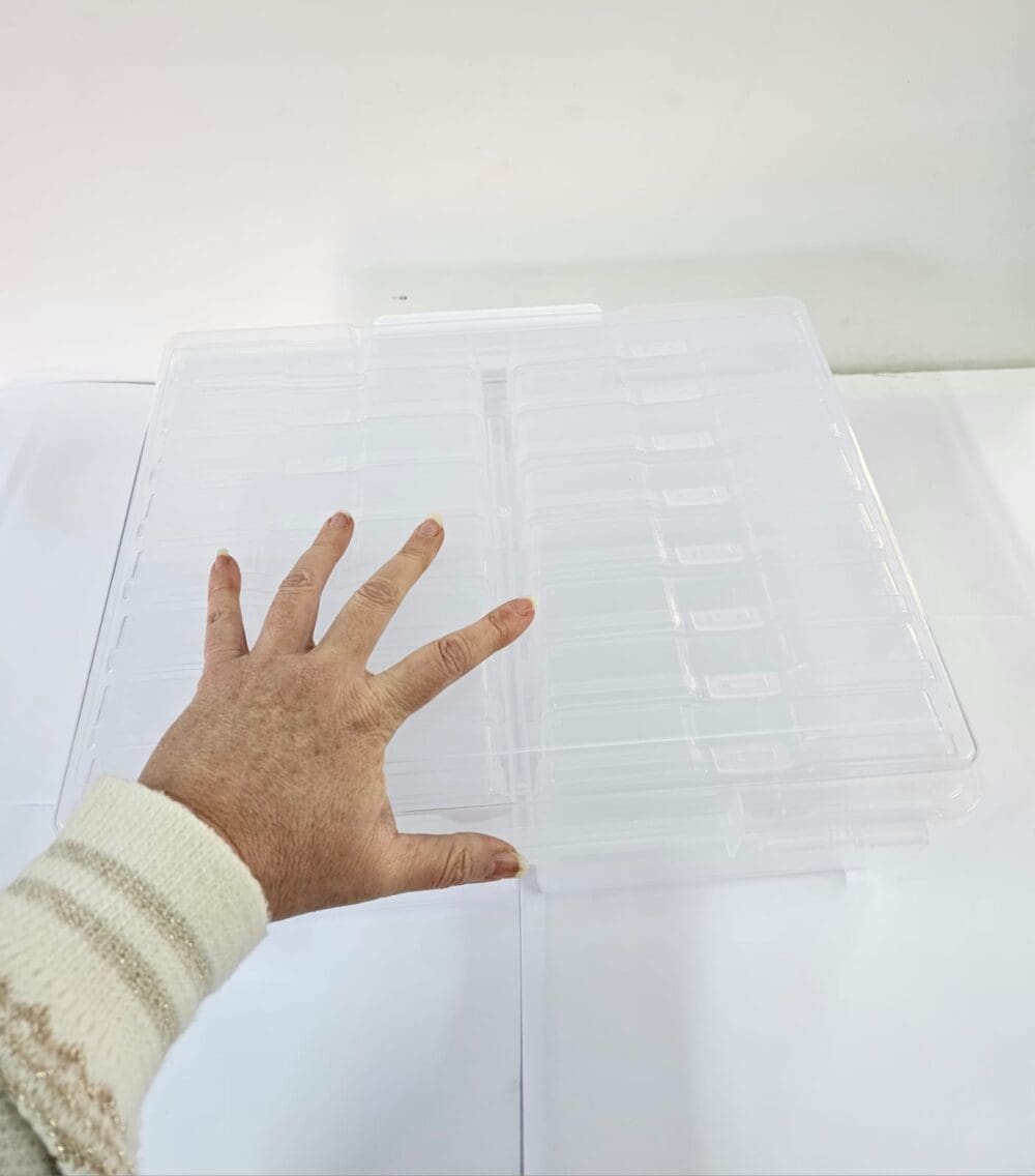 Storage Container Clear 3 Arts & Crafts : 17 Piece Storage Container with 16 Inner Cases Plastic Storage Boxes with handle