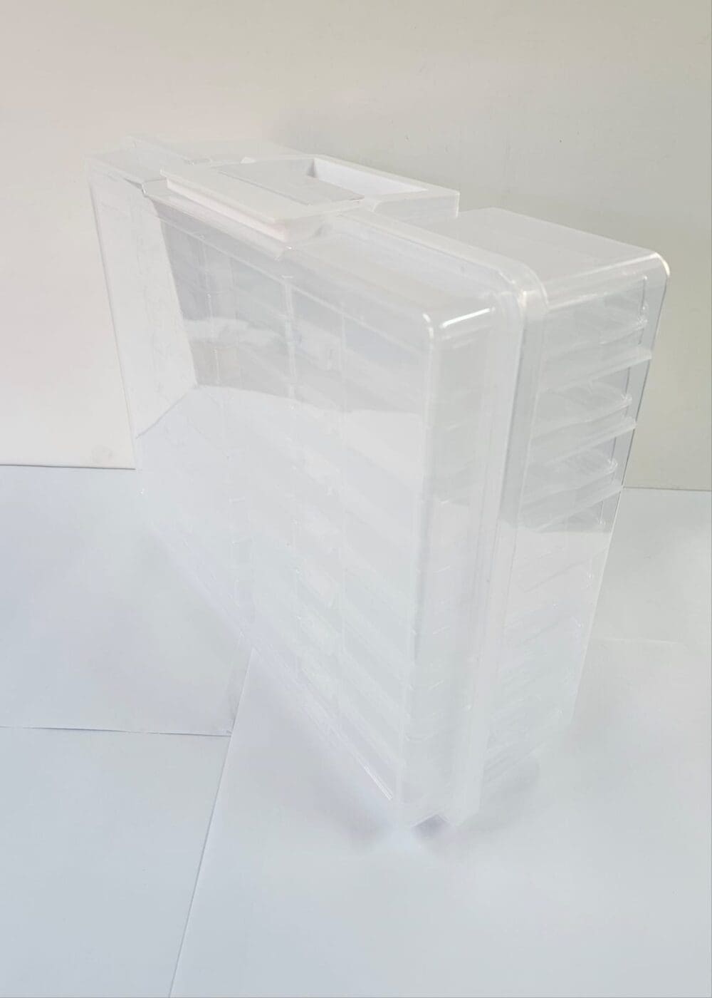 Storage Container Clear4 Arts & Crafts : 17 Piece Storage Container with 16 Inner Cases Plastic Storage Boxes with handle