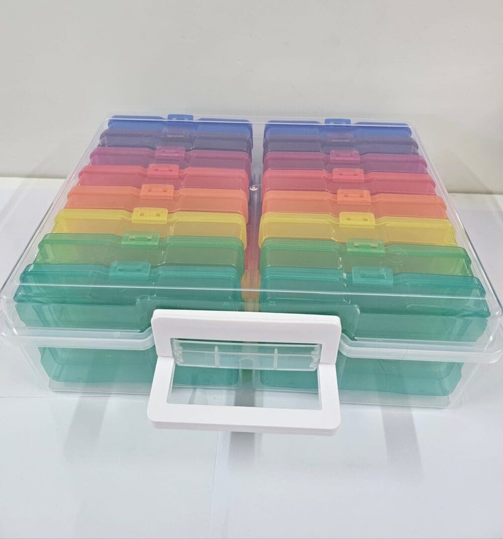 Storage Container Colour. 5 Arts & Crafts : 17 Piece Storage Container with 16 Inner Cases Plastic Storage Boxes with handle