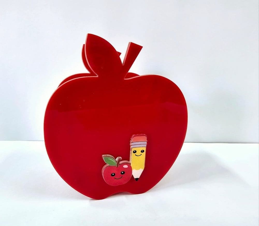 Laser DIY Acrylic : Apple Pen/Pencil Holder