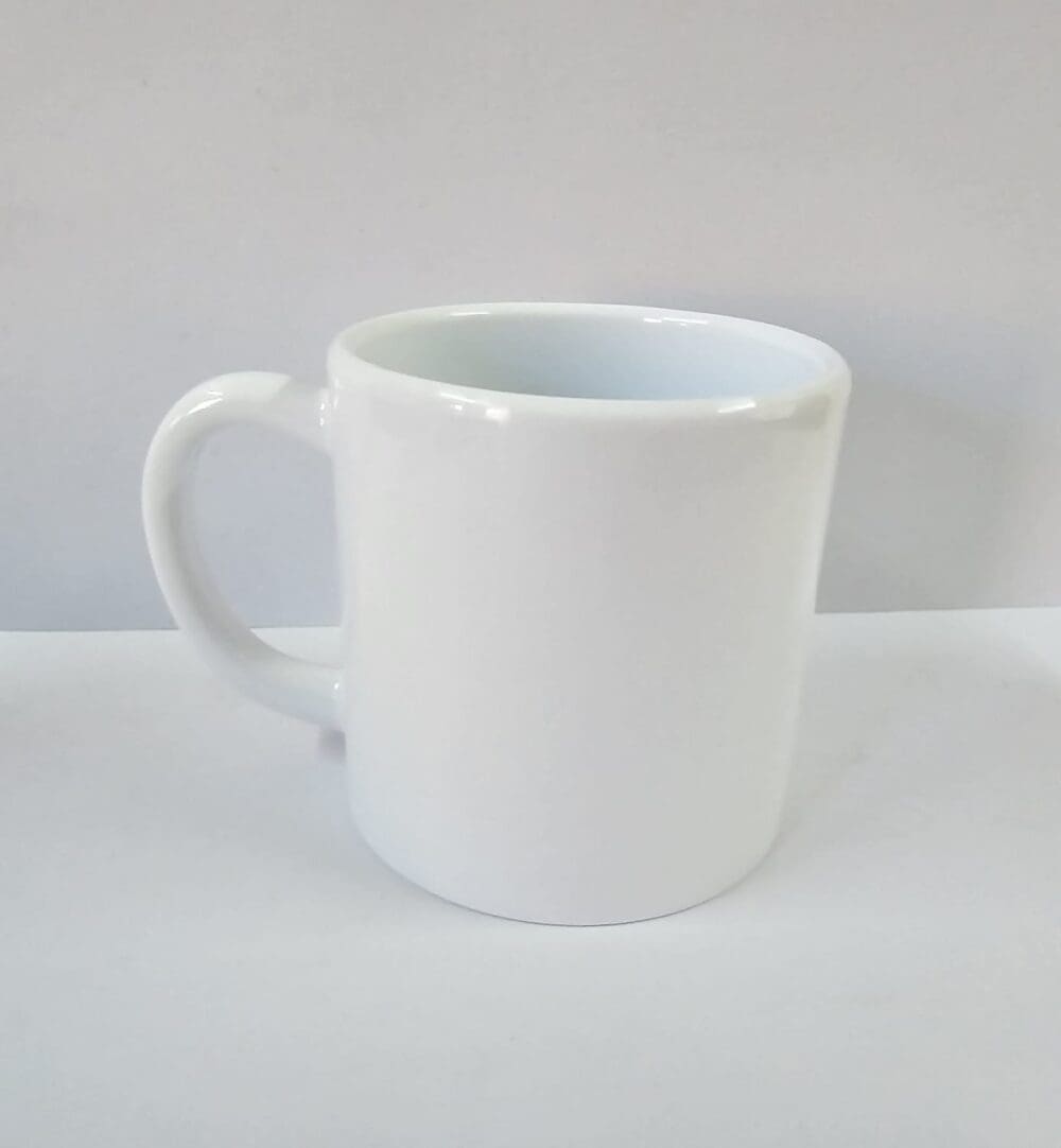 Sublimation Blanks : 6oz Straight White Polymer Mugs (ZZ)