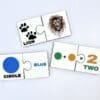 Laser Sublimation Blanks : 2 Piece Super Glossy 3mm Sublimation MDF Puzzle (Small & Medium)
