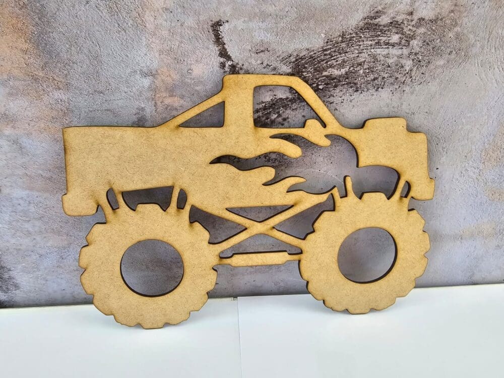 Laser DIY Wall Art : MDF Truck (3mm or 6mm)