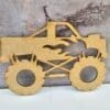 Laser DIY Wall Art : MDF Truck (3mm or 6mm)