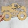 Laser DIY Wall Art : MDF Truck (3mm or 6mm)