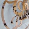 Laser Acrylic : Welcome Party or Room Boards : Oh Baby Mirror (Rose gold, silver, gold, bronze, pink, blue, purple & black)