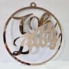 Laser Acrylic : Welcome Party or Room Boards : Oh Baby Mirror (Rose gold, silver, gold, bronze, pink, blue, purple & black)