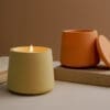 Silicone Moulds : (8) Container/Jar Silicone Moulds with lid for Candle, Jesmonite/Gypsum Power & Resin Art