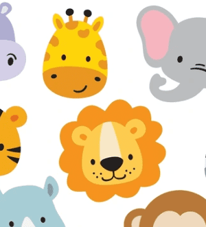 cute animals 3D UV Stickers : A4 “Loved Beyond Measure” Floral Christian Cross Design (LBM) - 6 Colour Variations