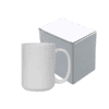 Sublimation Blanks : 15oz Jumbo White A Grade Mugs with individual white box (Individual or box of 36)