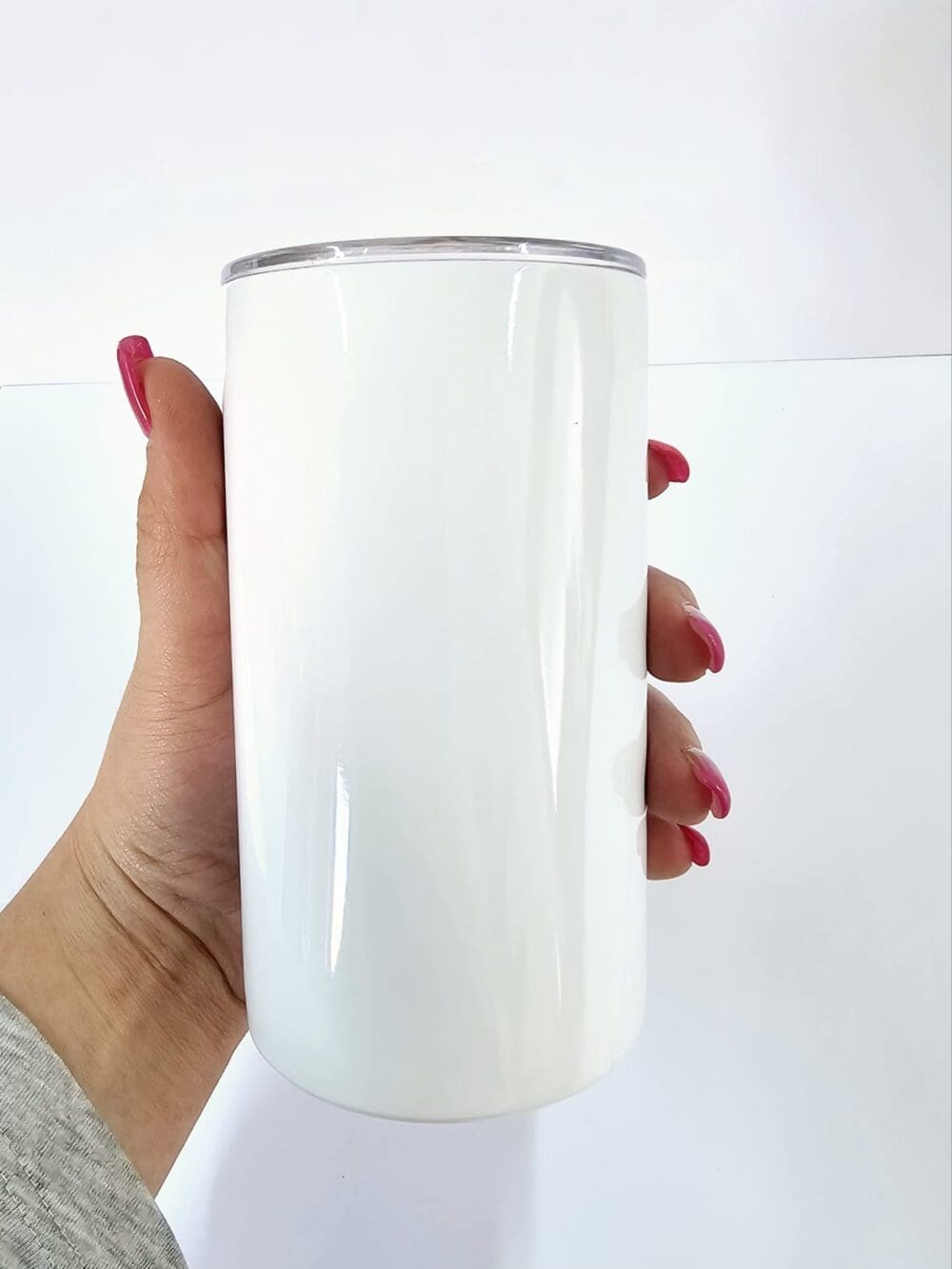 Sublimation Blanks : 12oz Straight White Tumbler