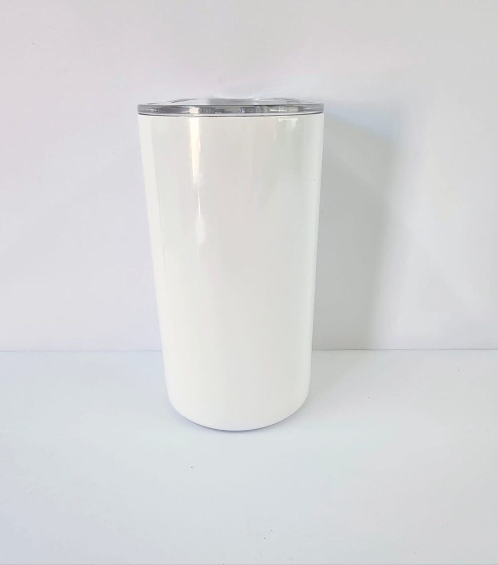 Sublimation Blanks : 12oz Straight White Tumbler
