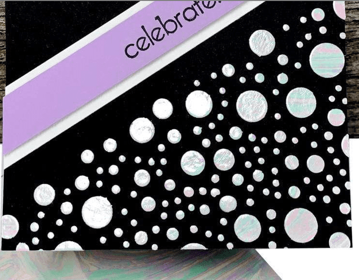 Arts & Crafts : Deco Foil Transfer Sheets, Opal, 6x12 inch (15.24 by 30.48cm) x5 sheets