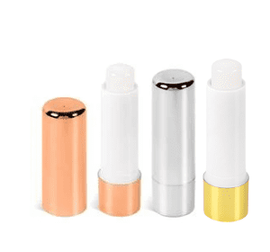 Vinyl & UV Stickers : Glamour Lip Balms (Rosegold, Silver and Gold) [HWB-9915]