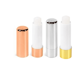Vinyl & UV Stickers : Glamour Lip Balms (Rosegold, Silver and Gold) [HWB-9915]