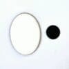 Laser Sublimation Blanks : 3mm Super Glossy OVAL Single Sided MDF Fridge Magnet