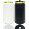 Libbey : 16oz Steel Libbey's/Cola Shaped Tumblers (White & Black)