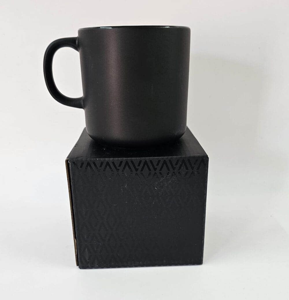 Alex Varga Collection - 400ml Black Matte Mug (With a Glossy inner)