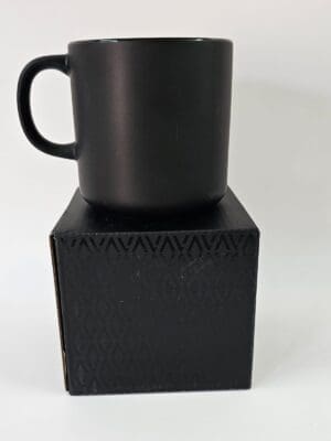 Alex Varga Collection - 400ml Black Matte Mug (With a Glossy inner)