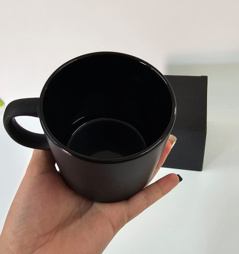 Alex Varga Collection - 400ml Black Matte Mug (With a Glossy inner)