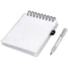 Stationery : Transparent Blank Spiral Flip Notebook & Pen (GIFT-894-T)