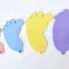 Direct UV Print : Pastel Acrylic Range : Baby Foot Keychain, Disc + Split Keyring (7 Colours)