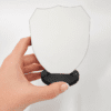 GP_Shield3 Laser Sublimation Blanks : 3mm Super Glossy Sublimation MDF Shield Style Award/Trophy (Small, Medium & Large)