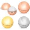 Lip Balm : Round Glamoursphere Lip Balms (Rosegold, Silver & Gold) [HWB-9900]