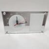 Sublimation Blanks : Rectangular Mirror Glass Clocks For Sublimation (Includes a Photo Frame)