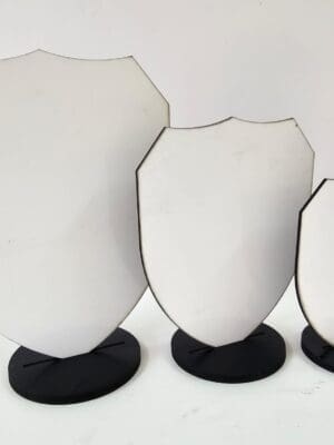 3D UV Prints : A5 Acrylic Tribute Plaque with Elegant Gold Mirror Floral Design