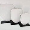 Laser Sublimation Blanks : 3mm Super Glossy Sublimation MDF Shield Style Award/Trophy (Small, Medium & Large)