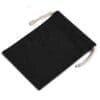 Sublimation Blanks : Mini Black Cotton drawstring pouches