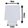 Neoprene Straight Dimensions Sublimation Blanks : Neoprene Soda Can (Koozie) Holders (TTX)