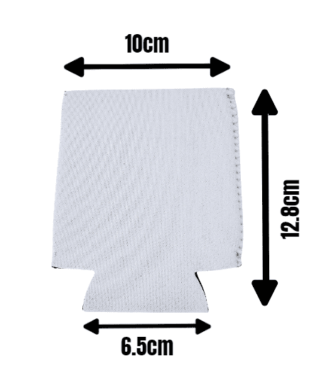 Neoprene Straight Dimensions Sublimation Blanks : Neoprene Soda Can (Koozie) Holders (TTX)