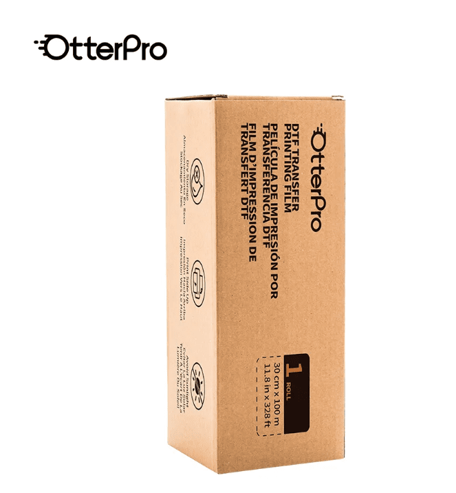 DTF & Consumables : OtterPro DTF Transfer Printing Film Roll 30cm x 100m Hot & Cold Peel