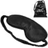 Novelty : Eye Mask, Black Satin Eye Mask with black satin bag (CODE: GF-EE-1115-B)