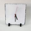 Sublimation Blanks : Glossy Slate Stone Clocks For Sublimation (20 by 20cm) (TTX)