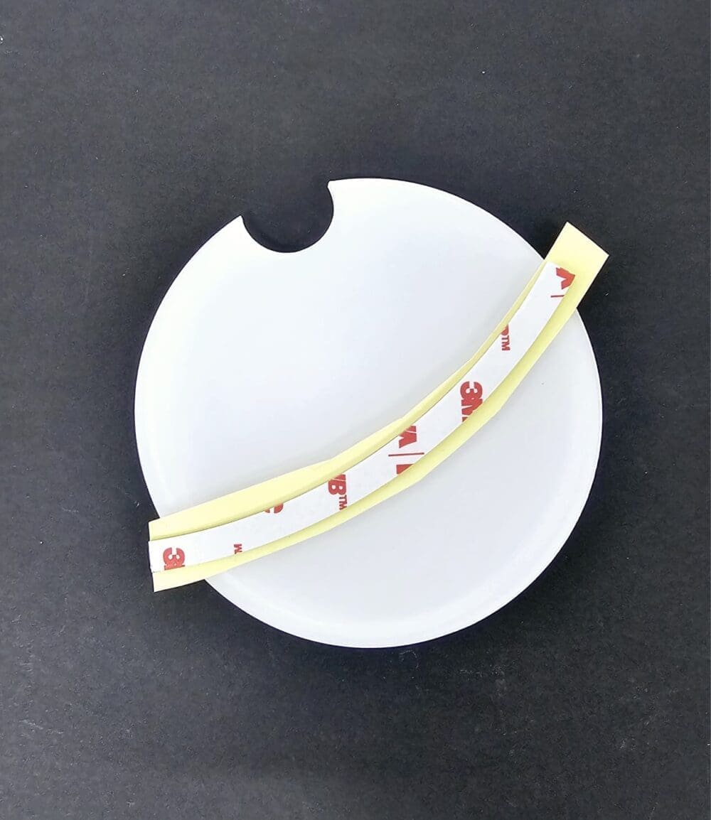 Laser Sublimation Blanks : 3mm Subli-Acrylic License Disc Holder with 3m Double Sided tape