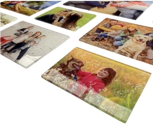 Laser Sublimation Blanks : 3mm or 4mm Subli-Acrylic Boards (13cm by 25cm)