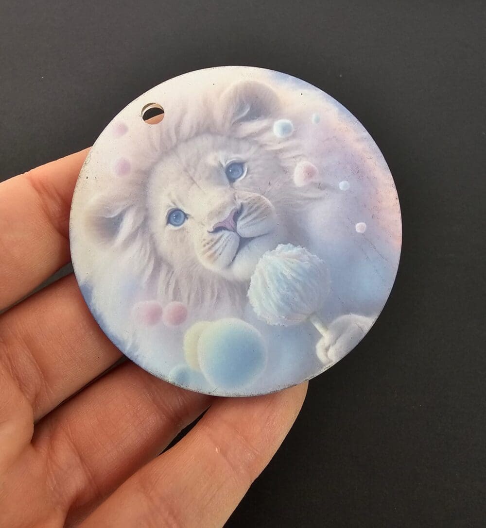 Subli Acyrlic Keychain back Laser Sublimation Blanks : 3mm or 4mm Subli-Acrylic Circle Keychain, 4, 5 & 6cm with split keyring & clip