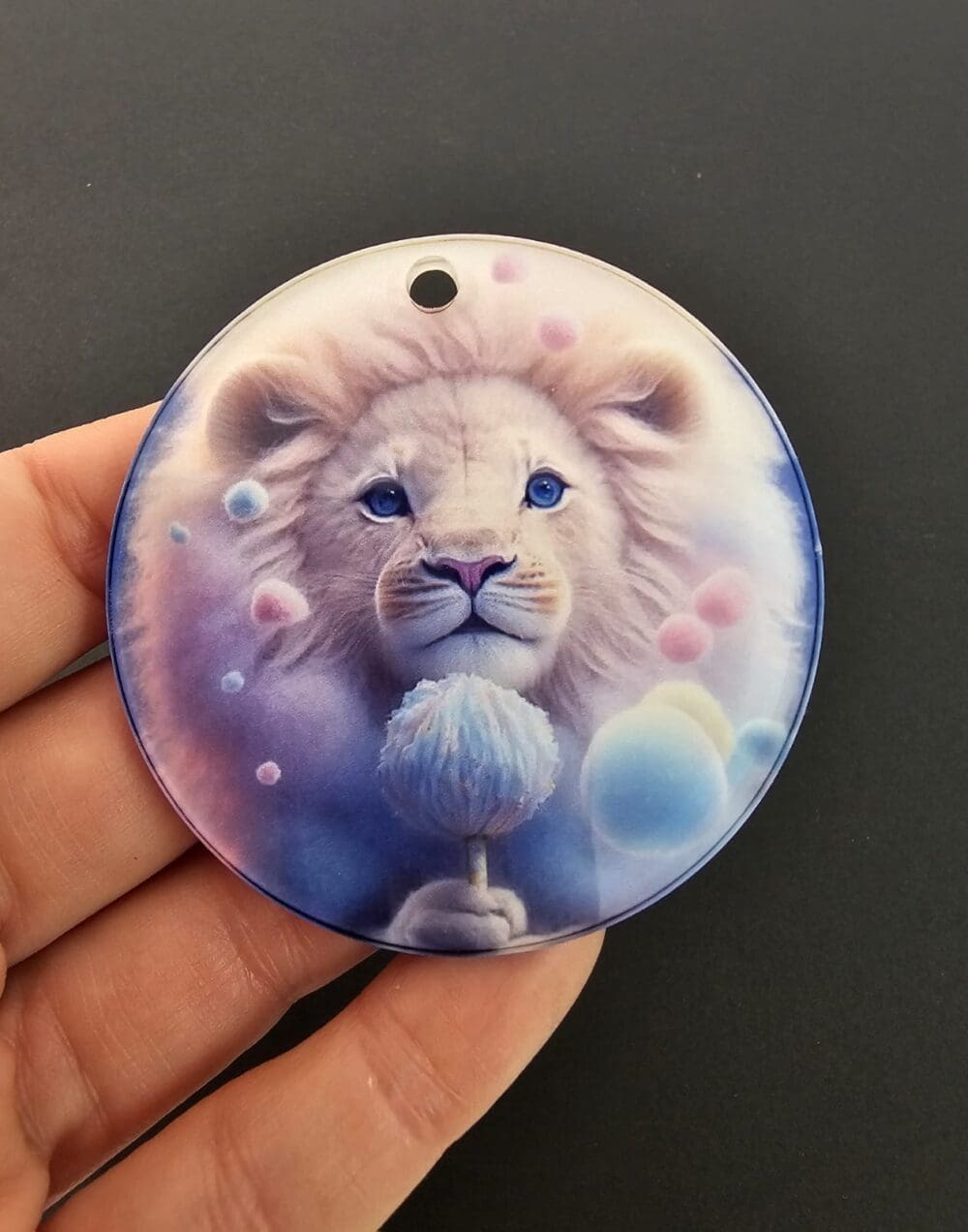 Subli Acyrlic Keychain2 Laser Sublimation Blanks : 3mm or 4mm Subli-Acrylic Circle Keychain, 4, 5 & 6cm with split keyring & clip