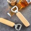 Wooden Bottle opener Woodburn, Engraving, vinyl or UV DTF : Wooden Bottle Opener